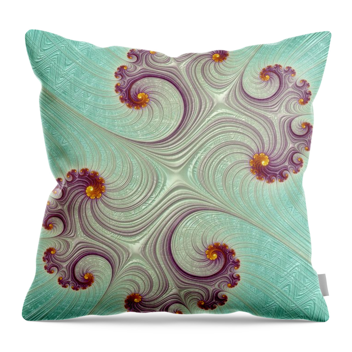 Sea Throw Pillow featuring the photograph Sea Green Can Be Pretty by Diane Lindon Coy