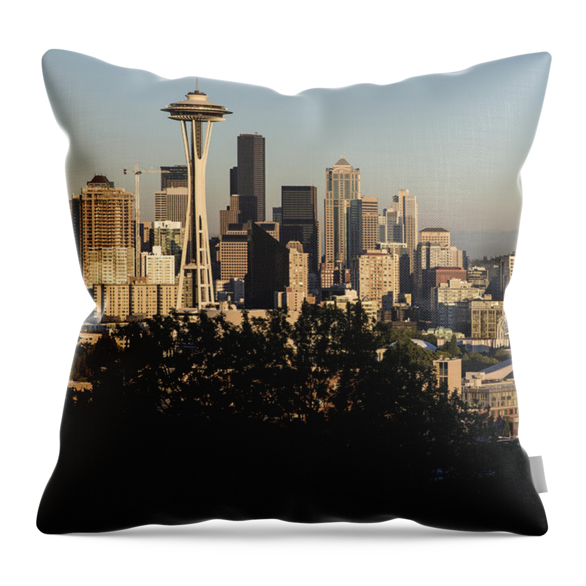 Summer Throw Pillow featuring the photograph Seattle Summer by Matt McDonald
