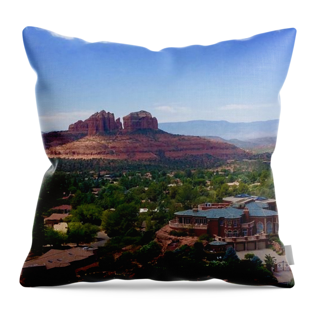 All Products Throw Pillow featuring the photograph Sedona by Lorna Maza