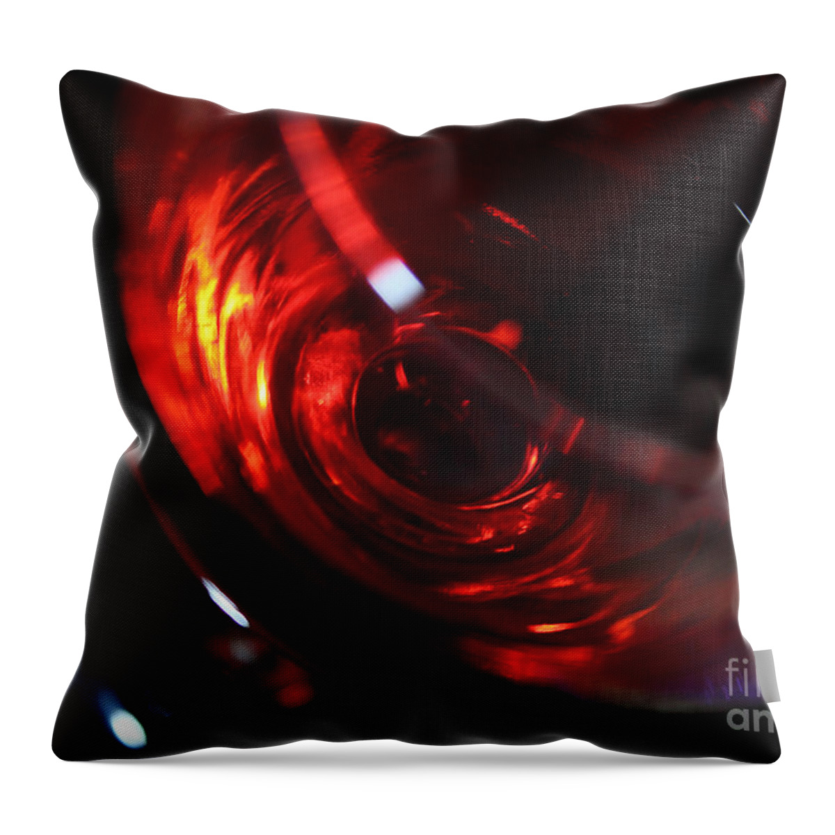 Wine Throw Pillow featuring the photograph Seduction by Krissy Katsimbras