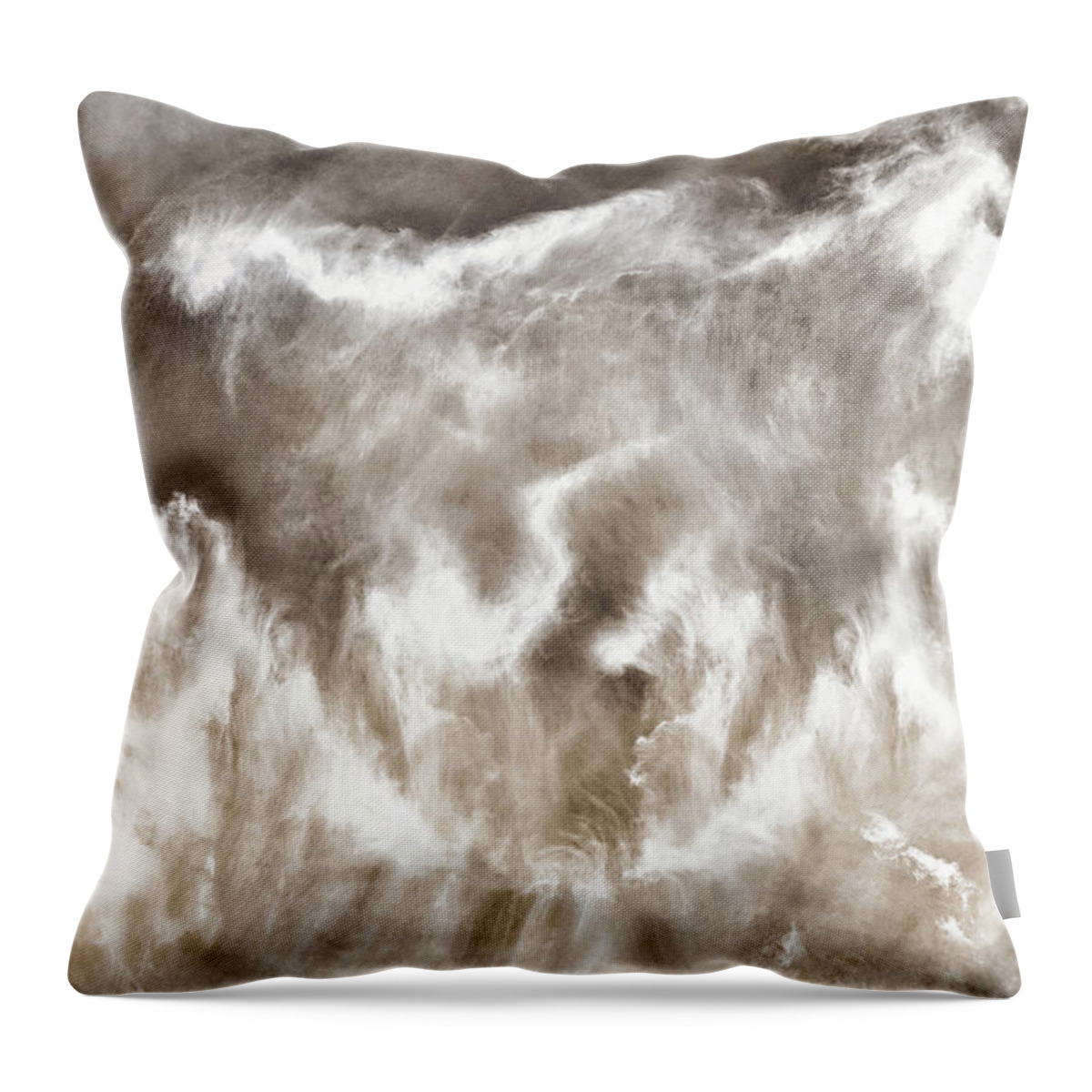 Air Throw Pillow featuring the photograph Seductive Seas by Dianna Lynn Walker