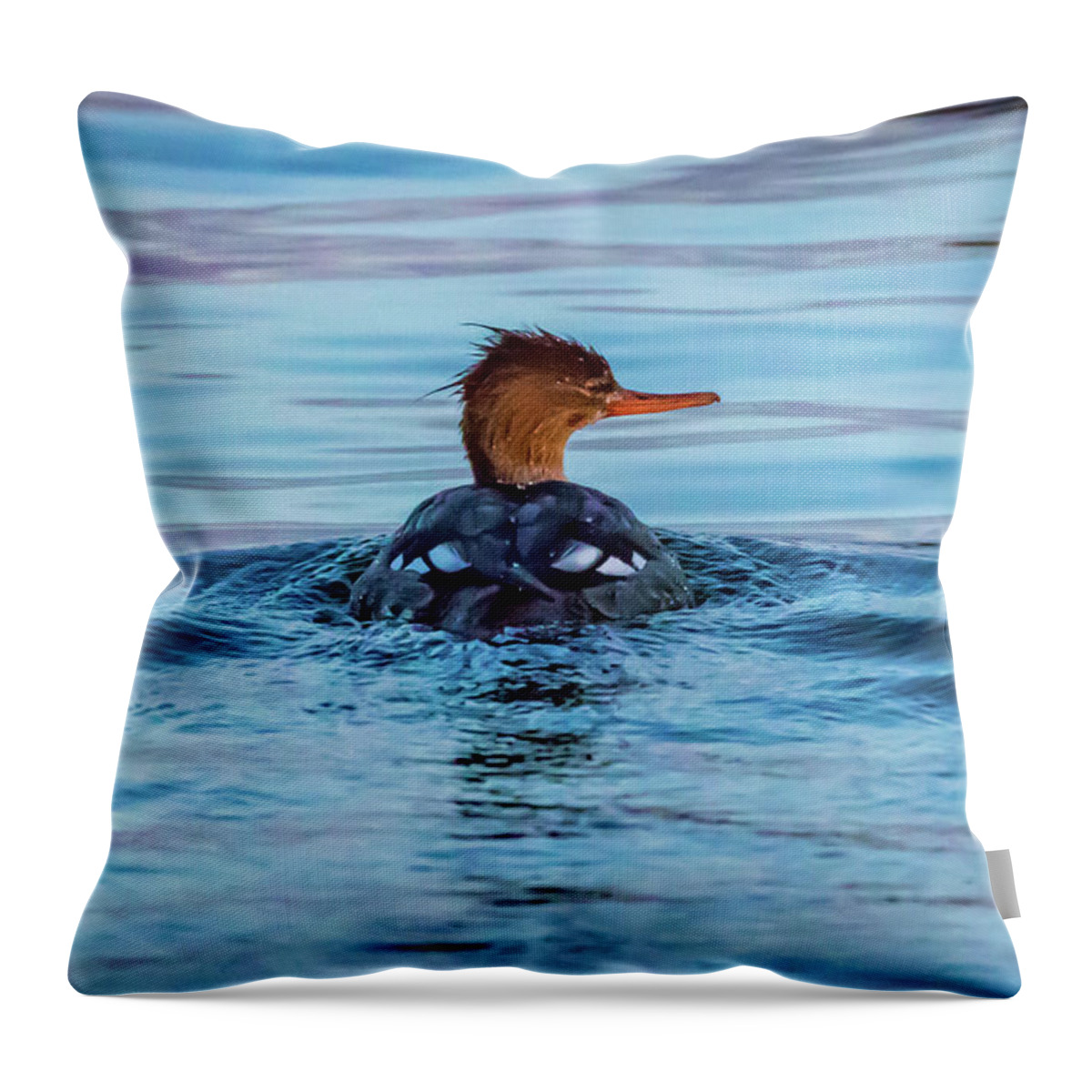 Bird Throw Pillow featuring the photograph See You Later 2016 by JASawyer Imaging