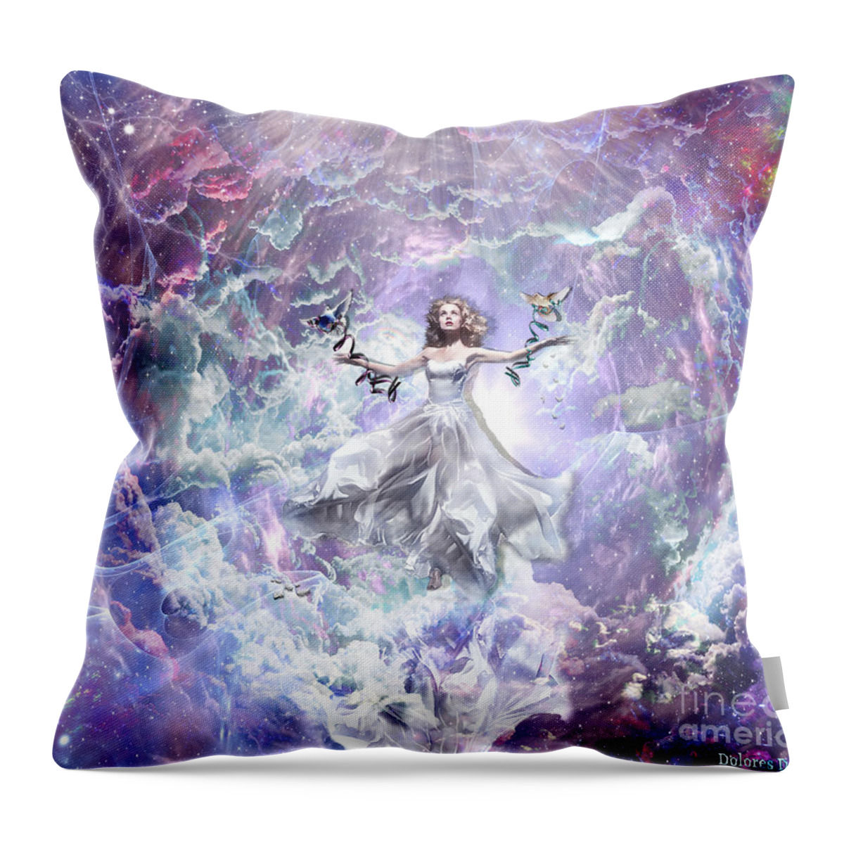 Jeremiah 29:13 Throw Pillow featuring the digital art Seek and you Shall find by Dolores Develde