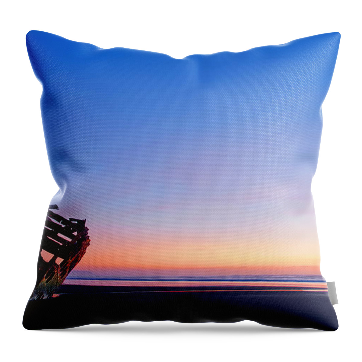 Peter Iredale Throw Pillow featuring the photograph Serenity by Dan Mihai