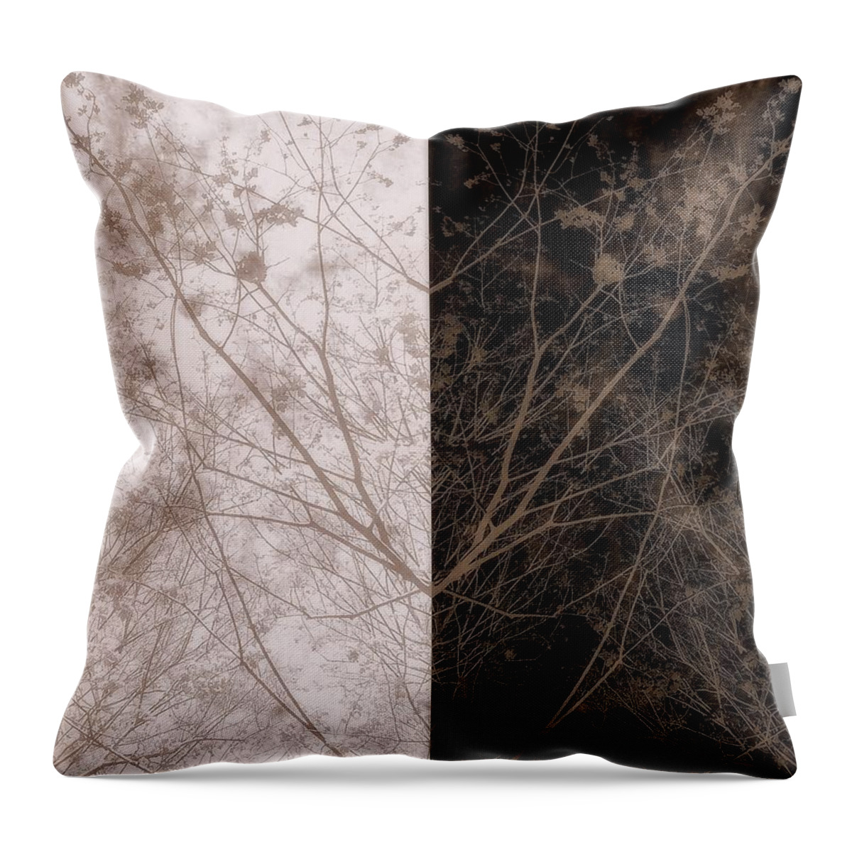 White Throw Pillow featuring the photograph Shade Of Importance by Andy Rhodes