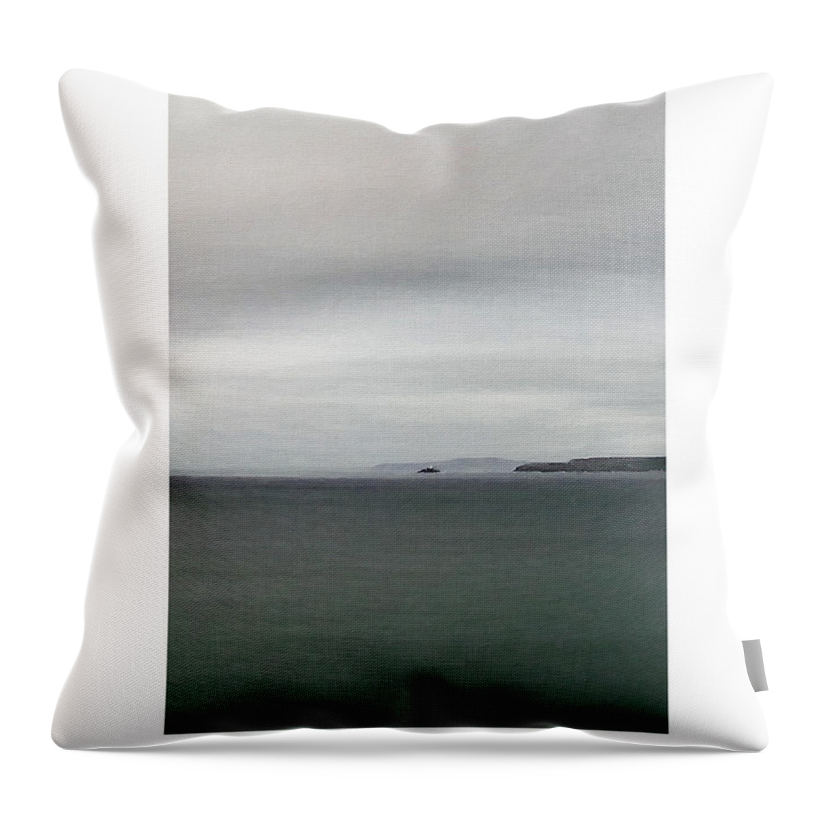 Cornwall Throw Pillow featuring the digital art Shades of Grey by Julian Perry