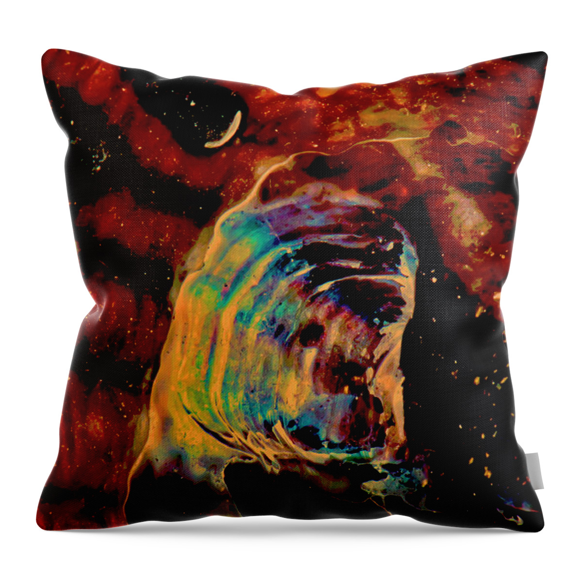 Shell Throw Pillow featuring the photograph Shell Space by Gina O'Brien