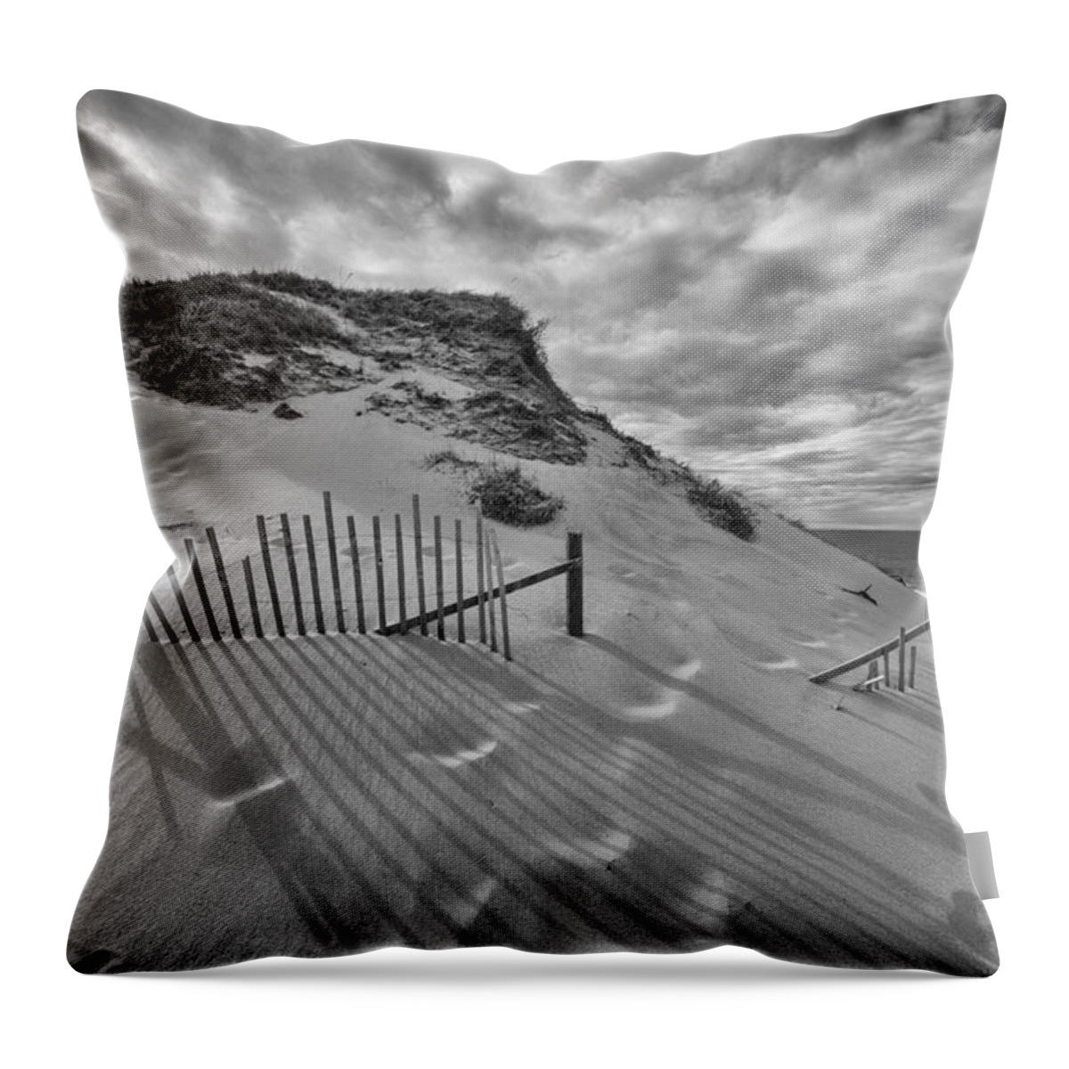 Kate Hannon Throw Pillow featuring the photograph Shifting Sands by Kate Hannon