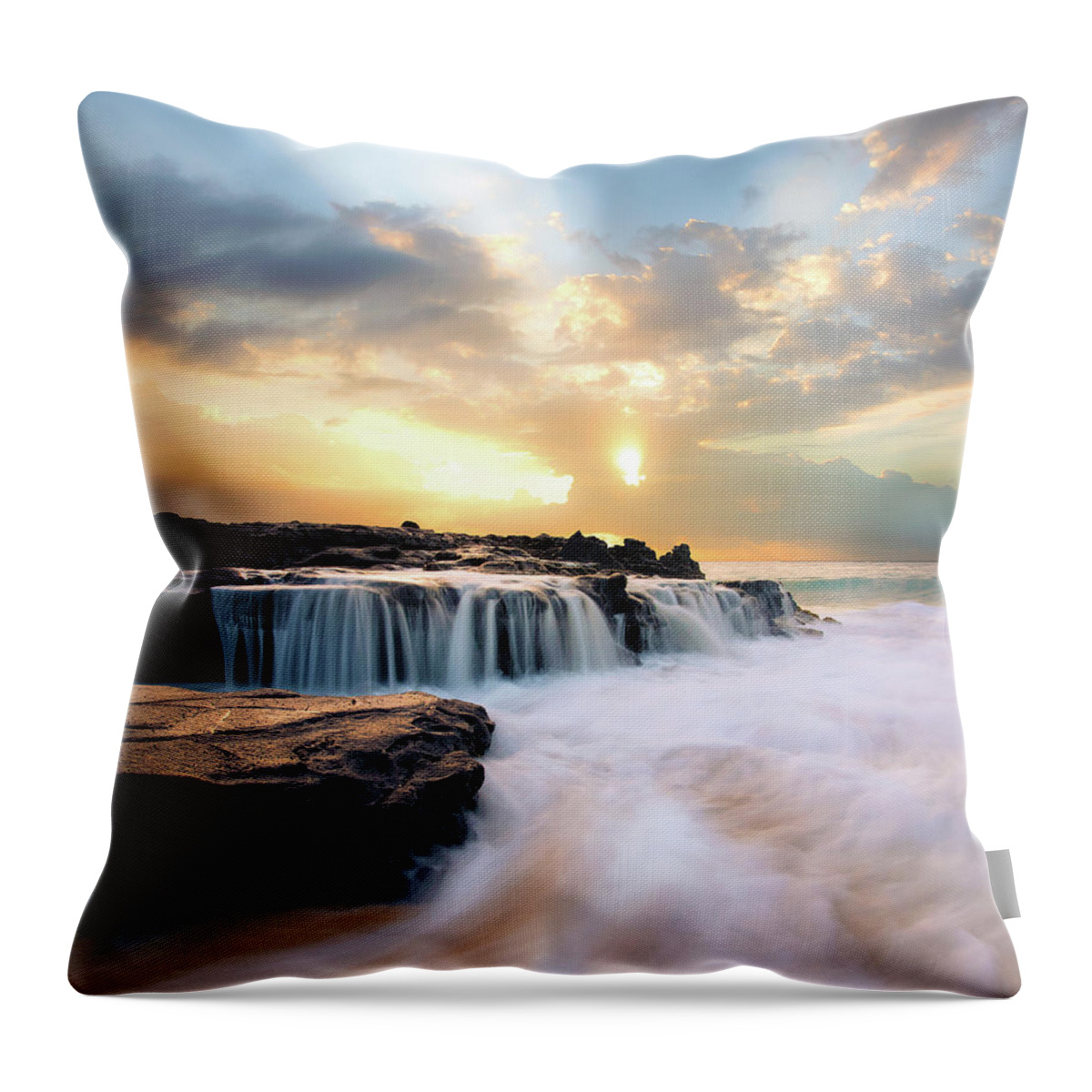 Throw Pillow featuring the photograph Shine On by Micah Roemmling