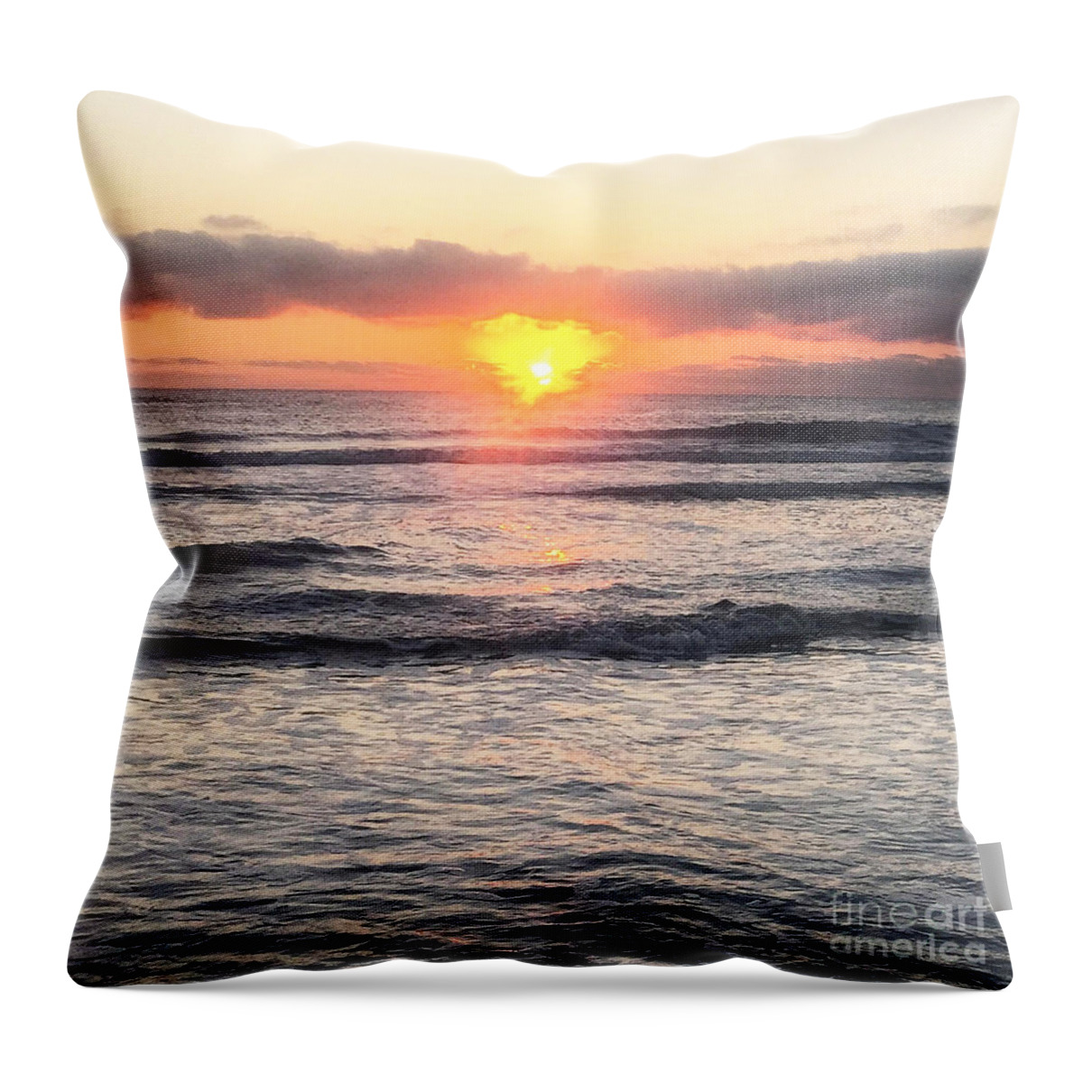 Heart Throw Pillow featuring the photograph Radiance by LeeAnn Kendall