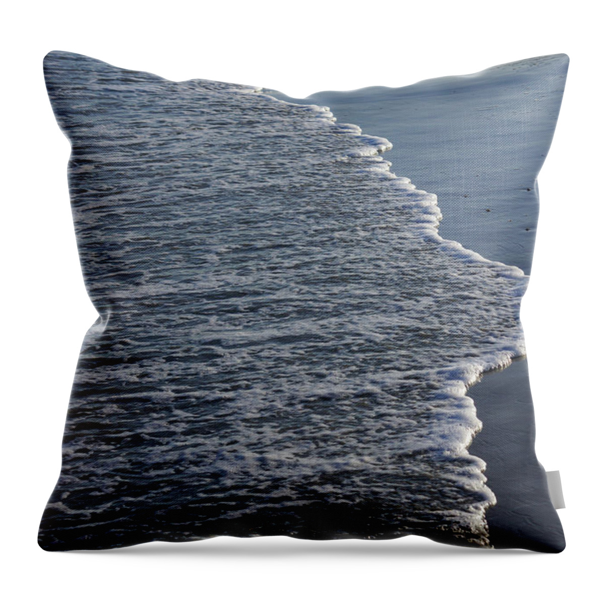Cocoa Beach Throw Pillow featuring the photograph Shoreline Beauty by Jennifer White