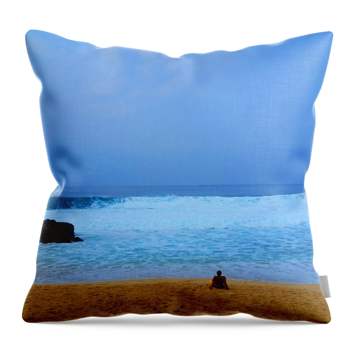 Oahu Throw Pillow featuring the photograph Shores of Oahu by Michael Rucker