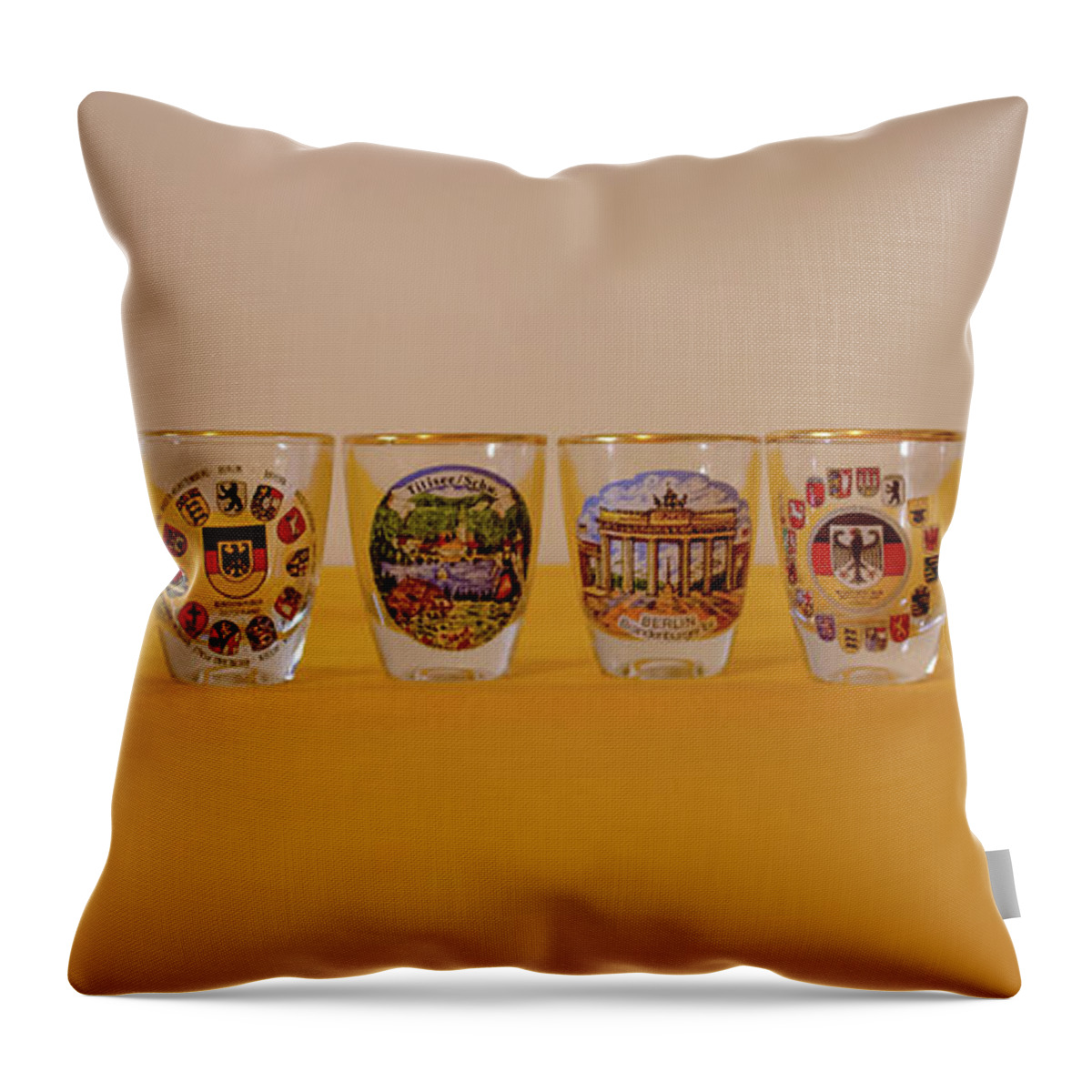 Germany Throw Pillow featuring the photograph Shots around Germany by Darrell Foster