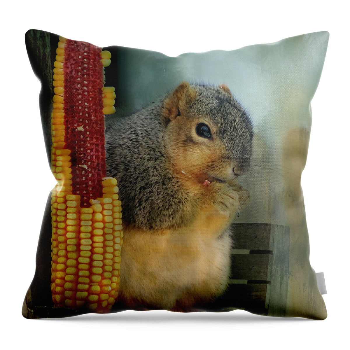 Theresa Campbell Throw Pillow featuring the photograph Sibyl's It's A Wonderful Life by Theresa Campbell