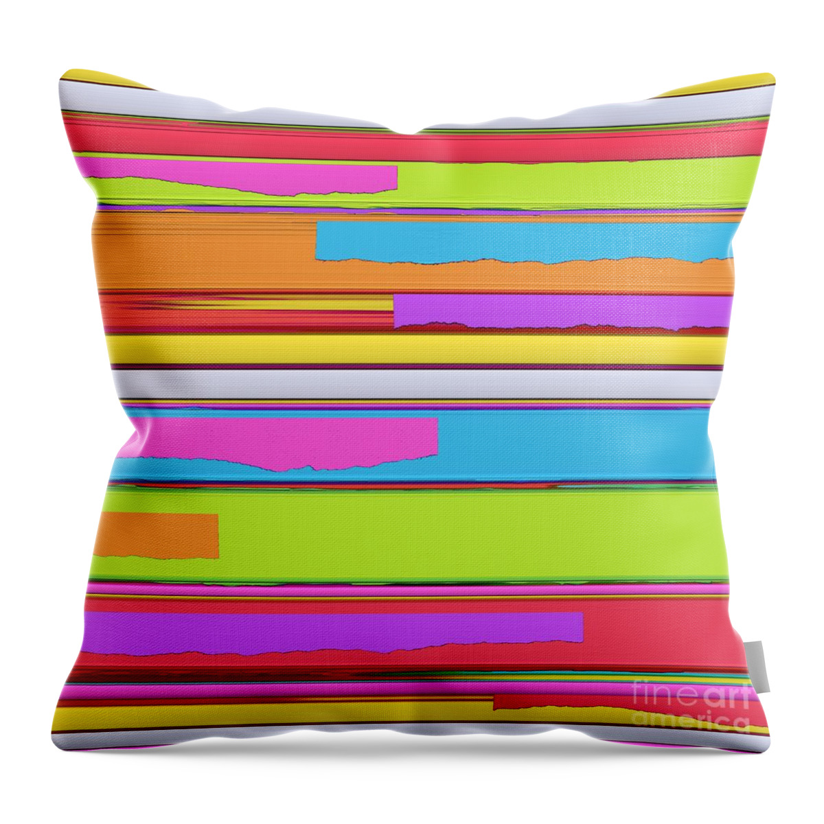 Side Streets Throw Pillow featuring the digital art Side streets by Keith Mills