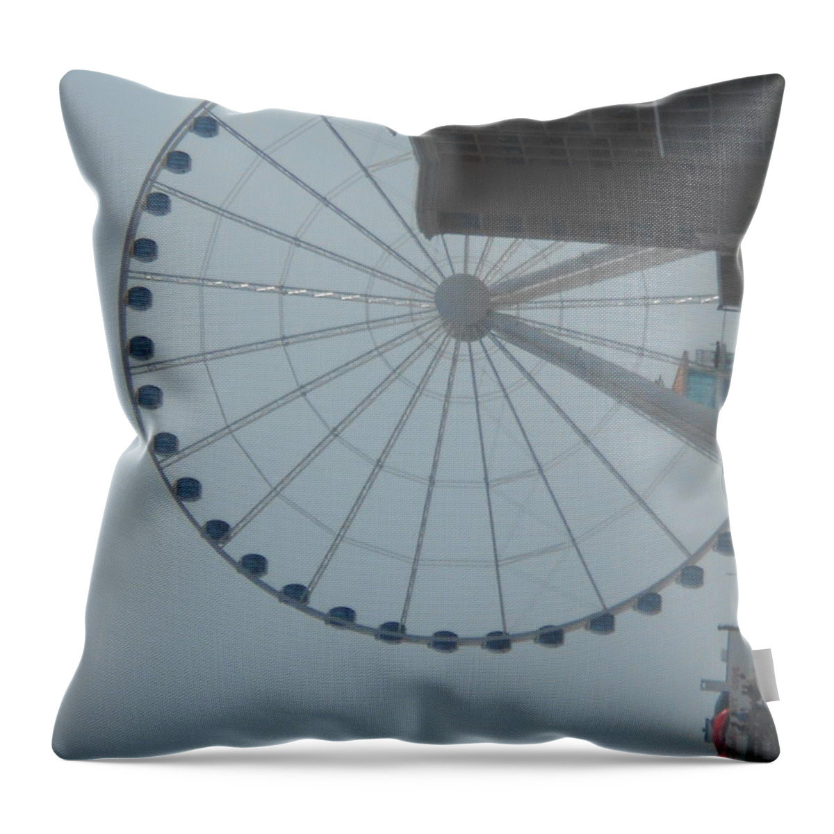 Ride Throw Pillow featuring the photograph Sideways by Natalie Claire Bradley