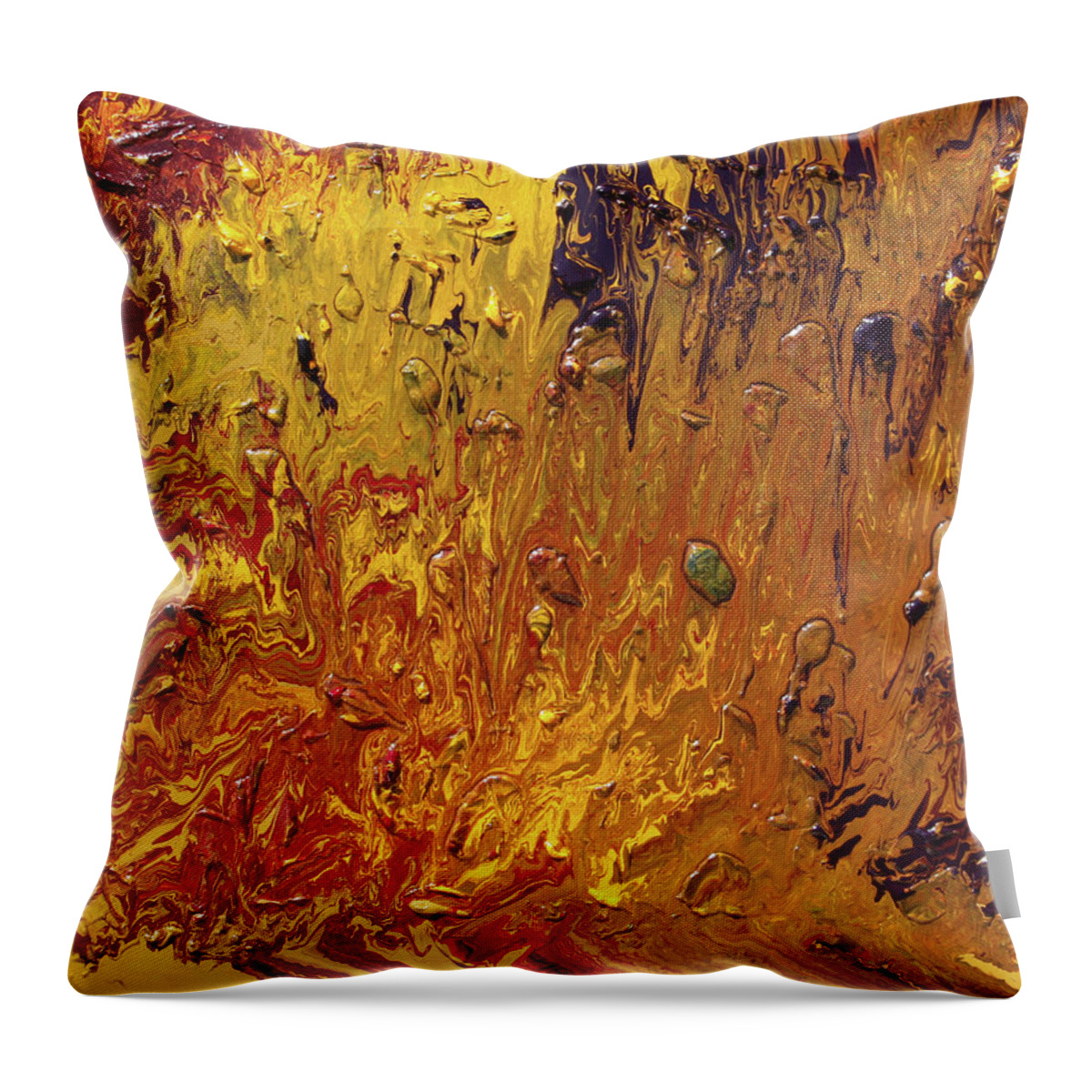 Fusionart Throw Pillow featuring the painting Sierra by Ralph White