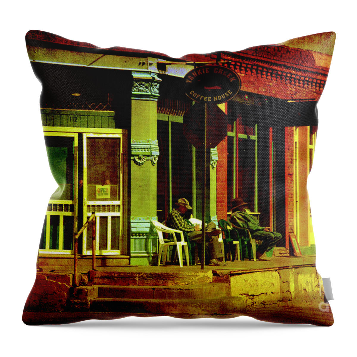 House Throw Pillow featuring the photograph Siesta Time by Susanne Van Hulst