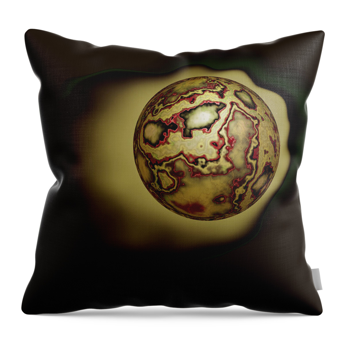 Vic Eberly Throw Pillow featuring the digital art Silent Flight by Vic Eberly