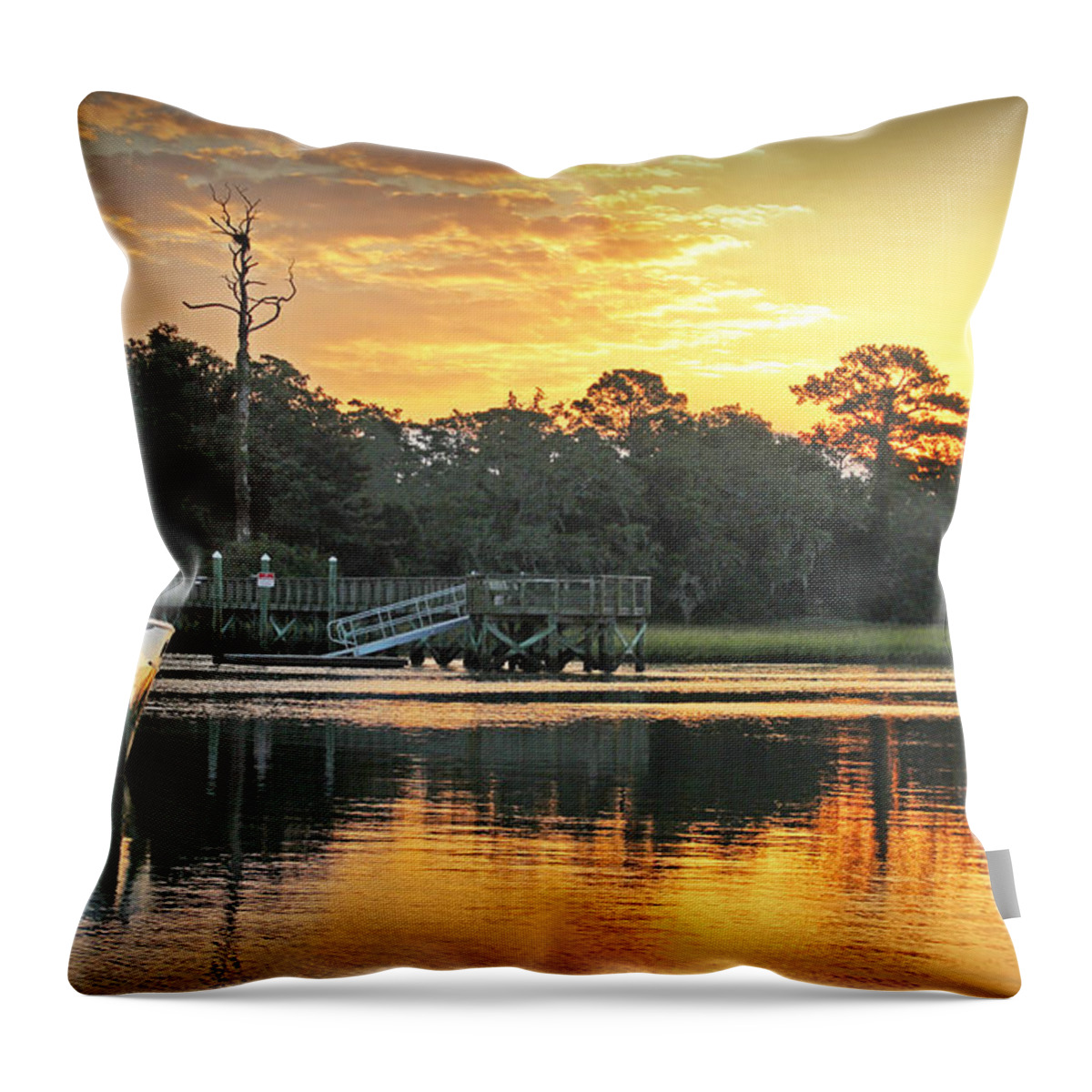  Throw Pillow featuring the photograph Simple Pleasures by Phil Mancuso