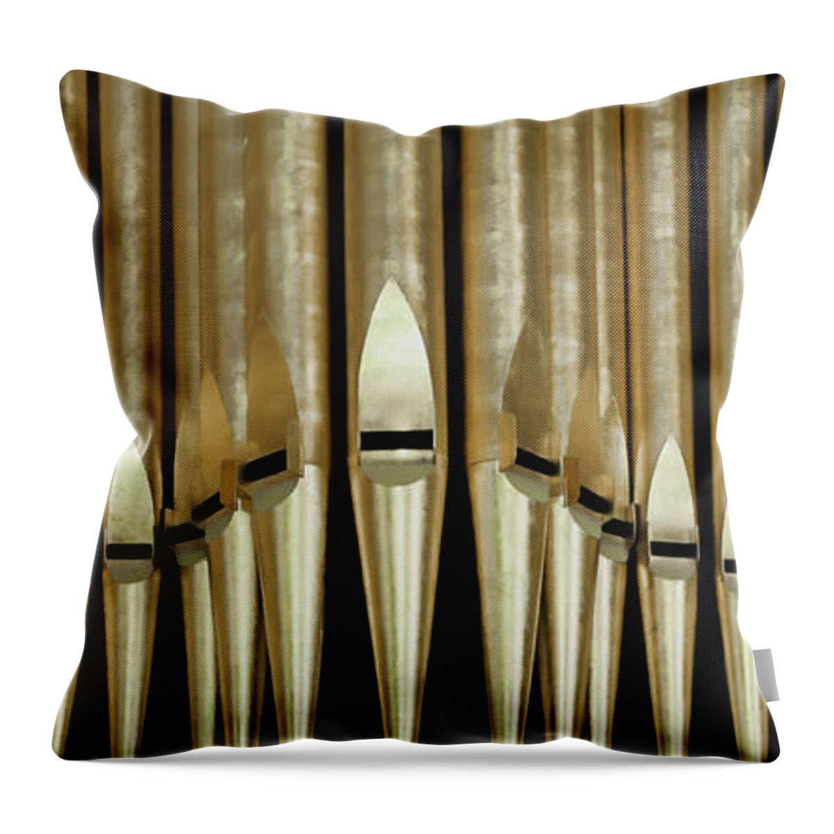 Pipes Throw Pillow featuring the photograph Singing Pipes by Steven Milner