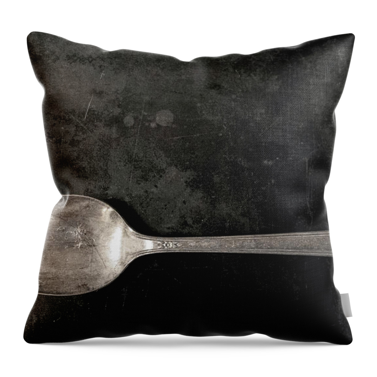 Spoon Throw Pillow featuring the photograph Singularity by Holly Ross