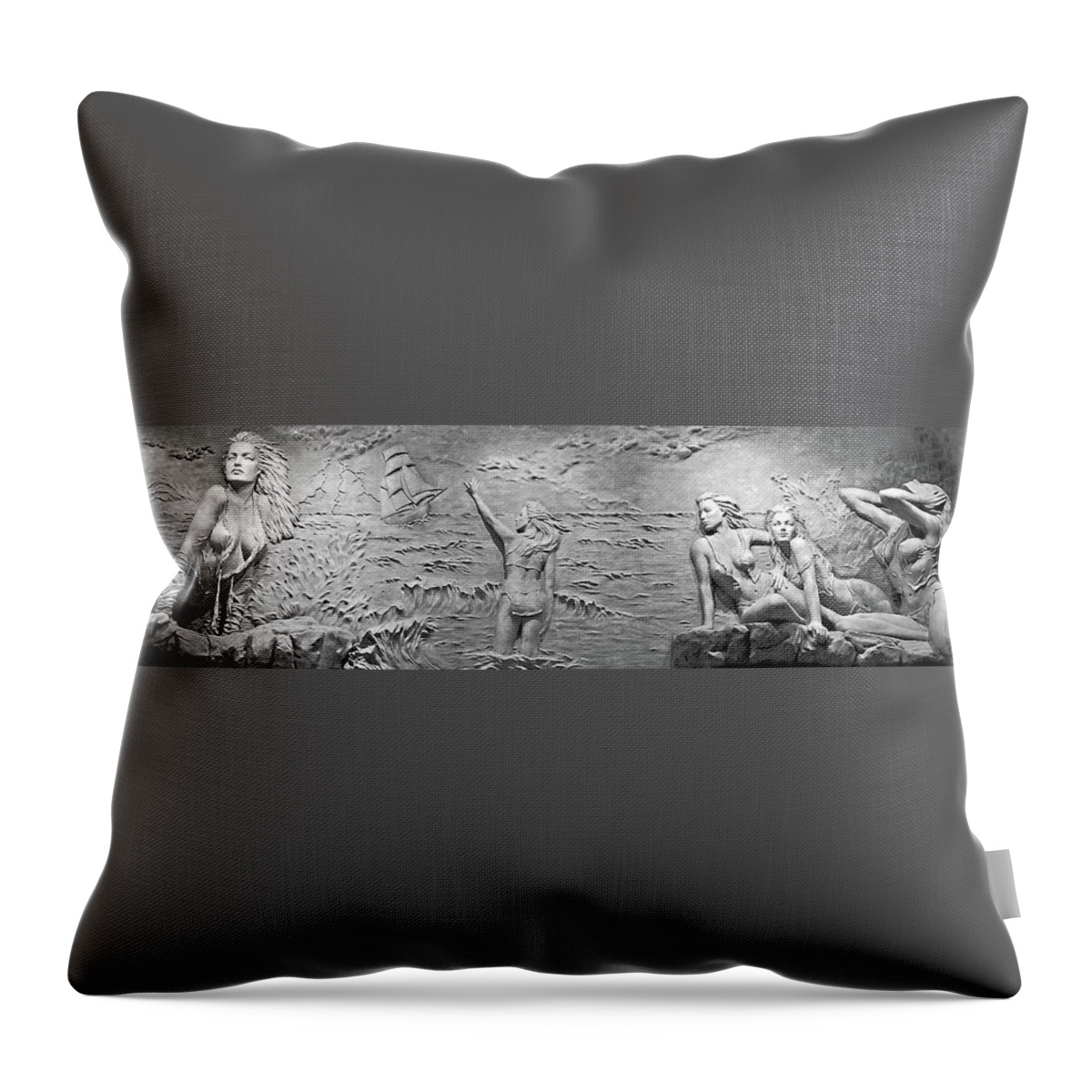 Sirens Throw Pillow featuring the photograph Sirens by Kristin Elmquist