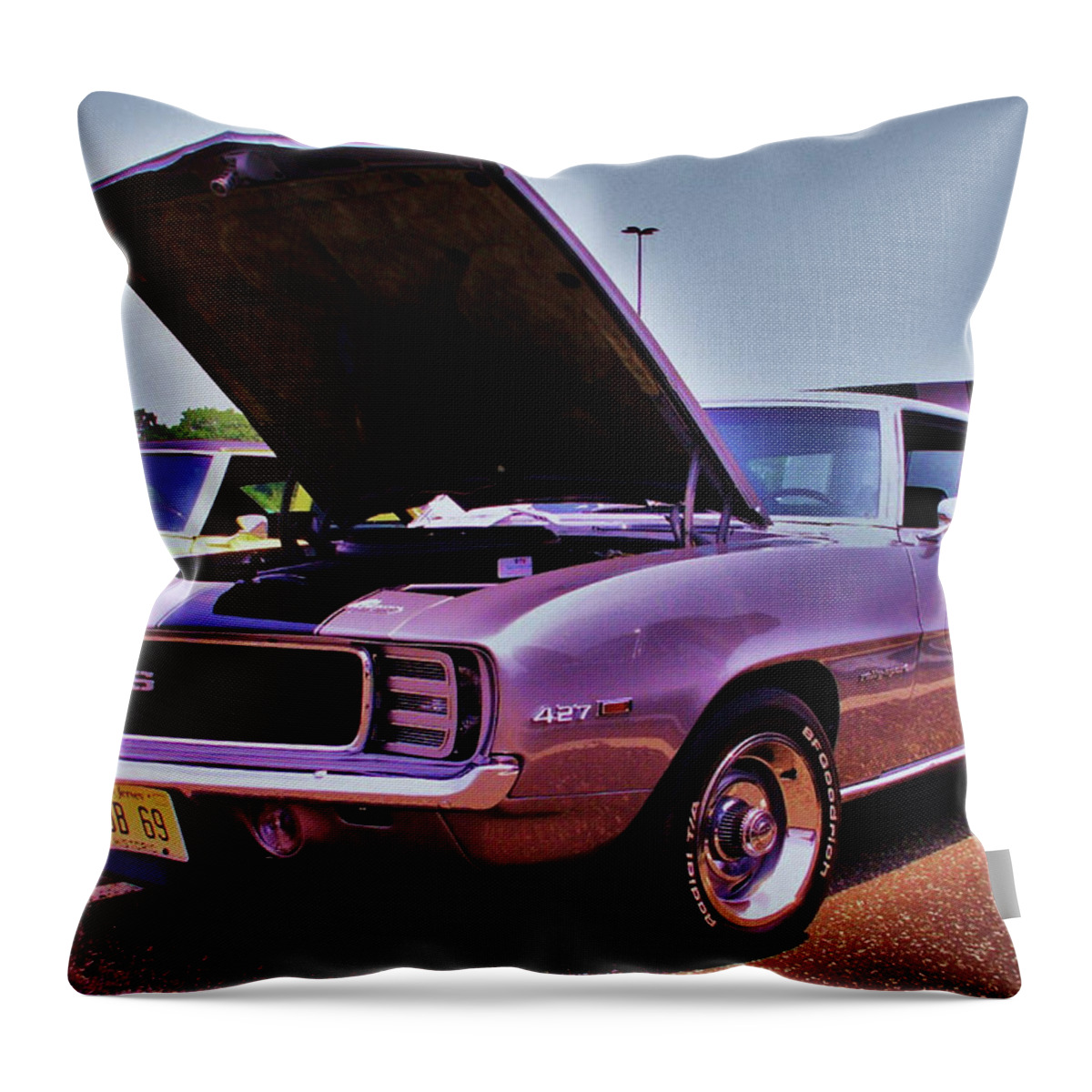 Cars Throw Pillow featuring the photograph Sittin' Pretty by Daniel Carvalho