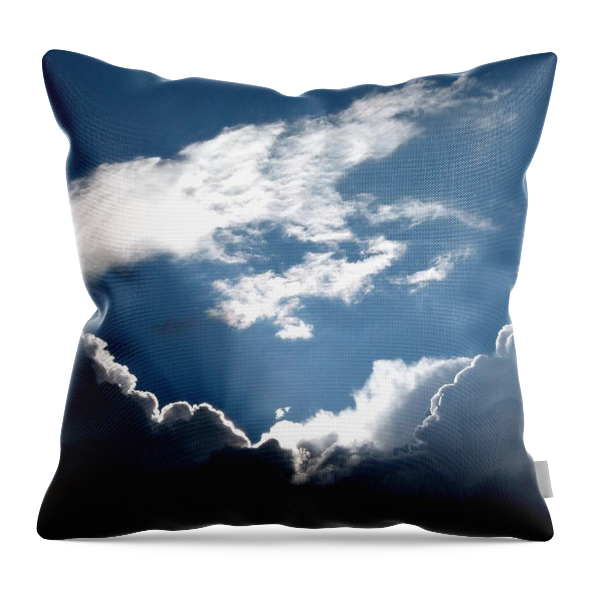 #skydrama Throw Pillow featuring the photograph Sky Drama by Will Borden