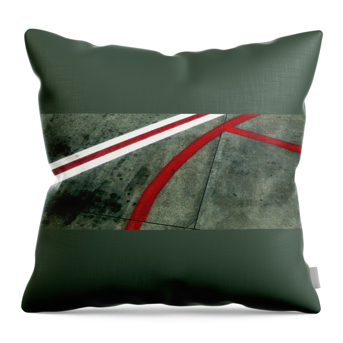 Line Throw Pillow featuring the photograph Sky Line 4 by JC Armbruster