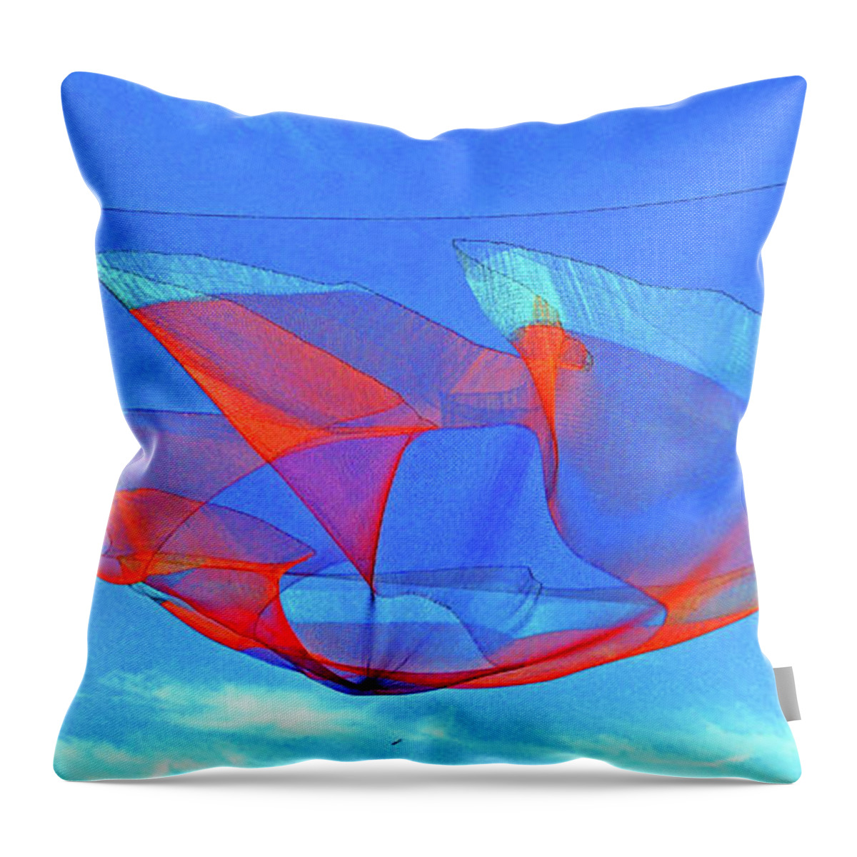 Montreal Throw Pillow featuring the photograph Sky Sculpture 1 by Ron Kandt