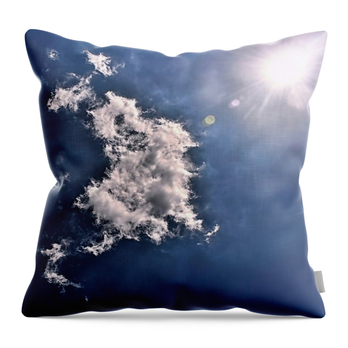 Sun Throw Pillow featuring the photograph Sky Things by Earl Telfair