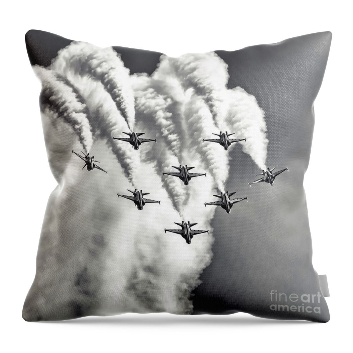 T-50b Throw Pillow featuring the photograph Skyfall by Ray Shiu