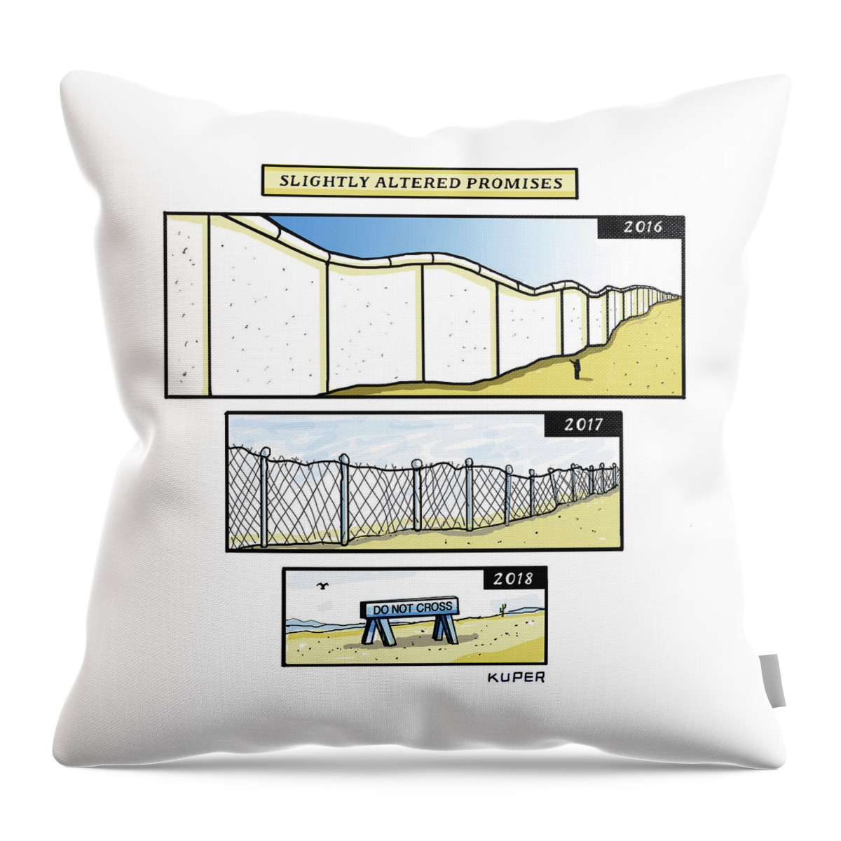 Slightly Altered Promises Throw Pillow