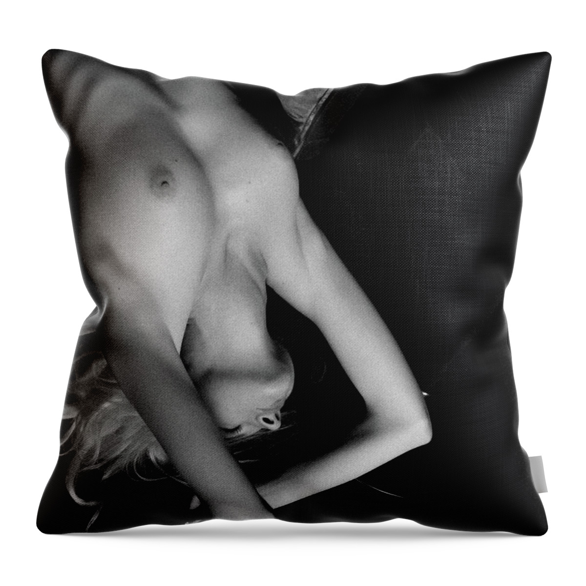 Blue Muse Fine Art Throw Pillow featuring the photograph Slowly by Blue Muse Fine Art