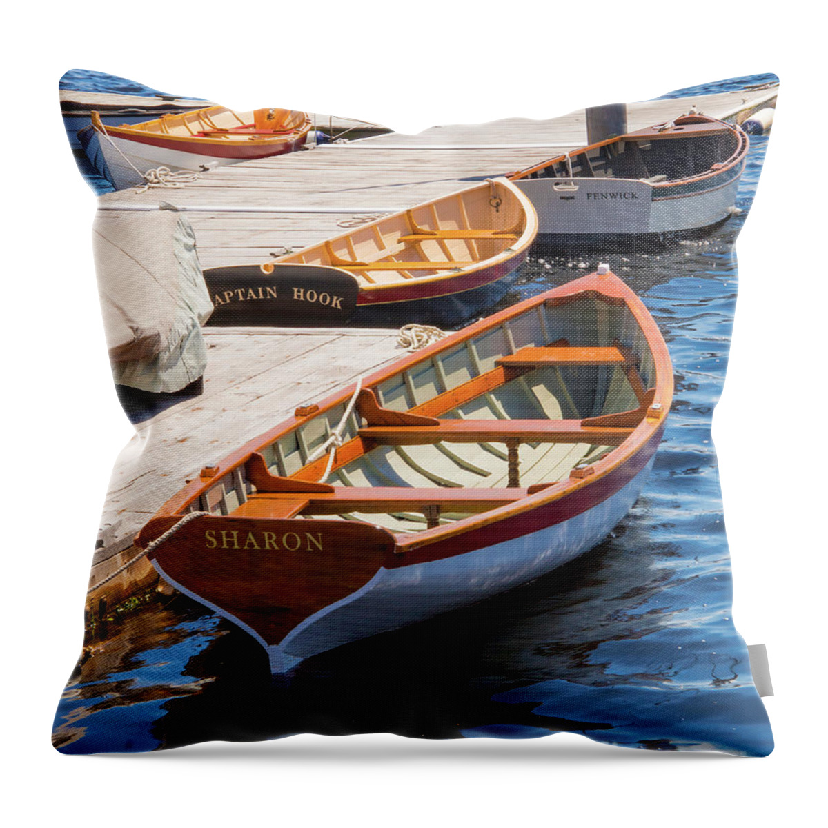 Wooden Throw Pillow featuring the photograph Small Wonders 3 by Joe Geraci