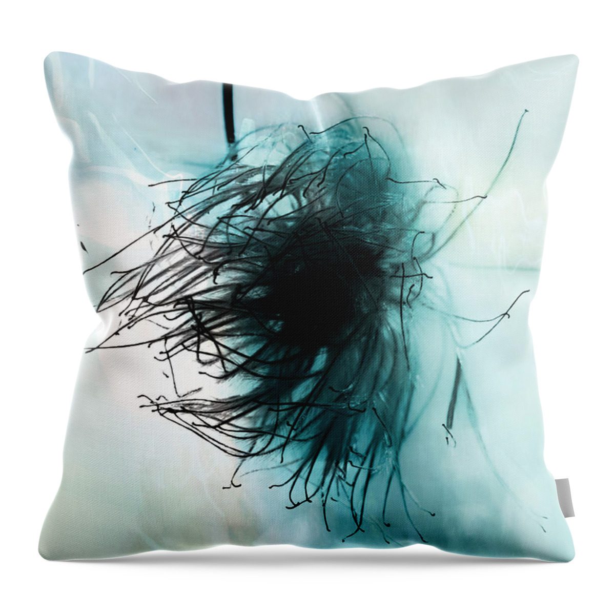 Flower Throw Pillow featuring the photograph Smear Of Tears by J C