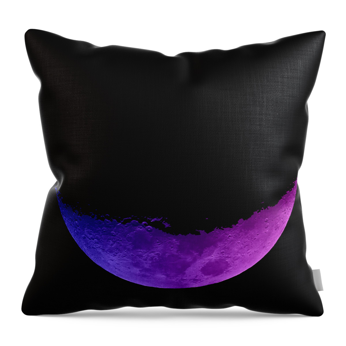 Moon Throw Pillow featuring the photograph Smiling by Mark Blauhoefer