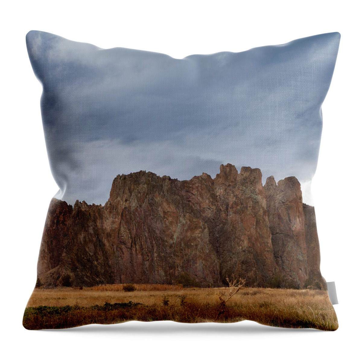Afternoon Throw Pillow featuring the photograph Smith Rock, Oregon by Scott Slone