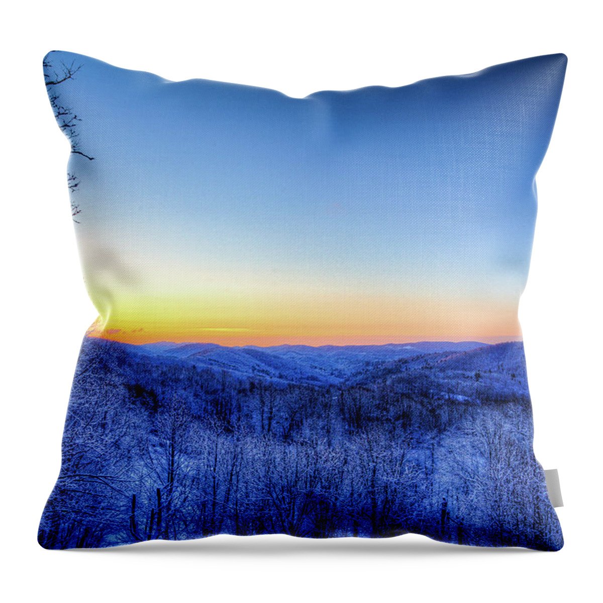 Snow Throw Pillow featuring the photograph Snow World by Dale R Carlson