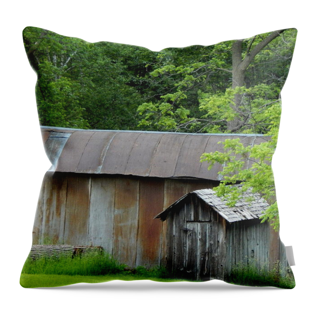 Spring Throw Pillow featuring the photograph Snowcreek River by Wild Thing