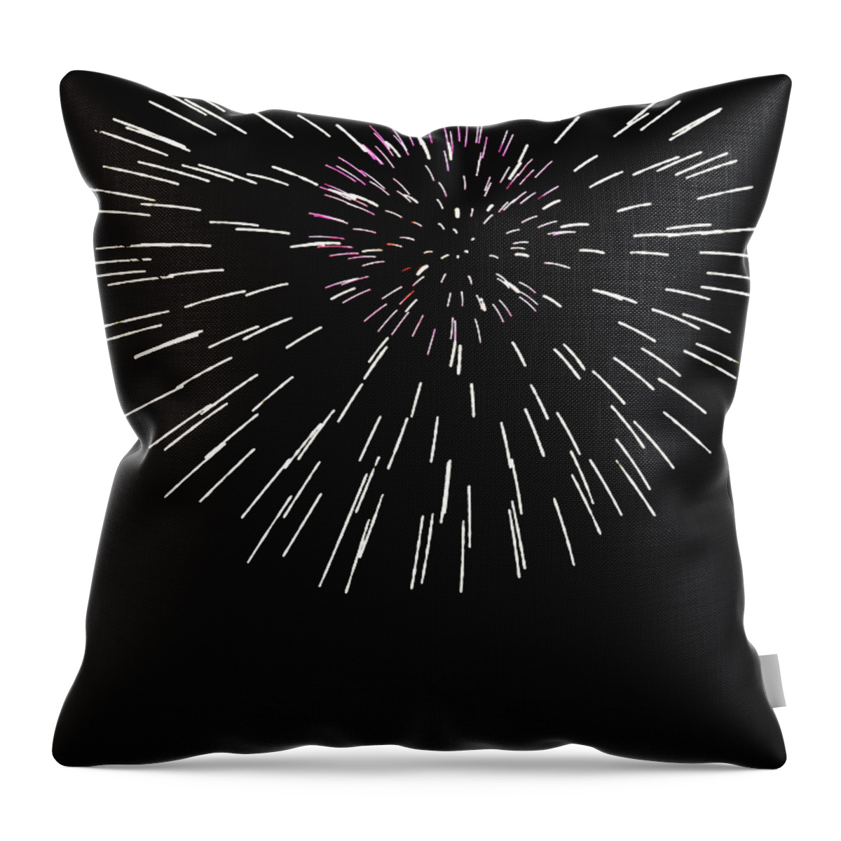 July 4th Throw Pillow featuring the photograph Snowflake by Phill Doherty