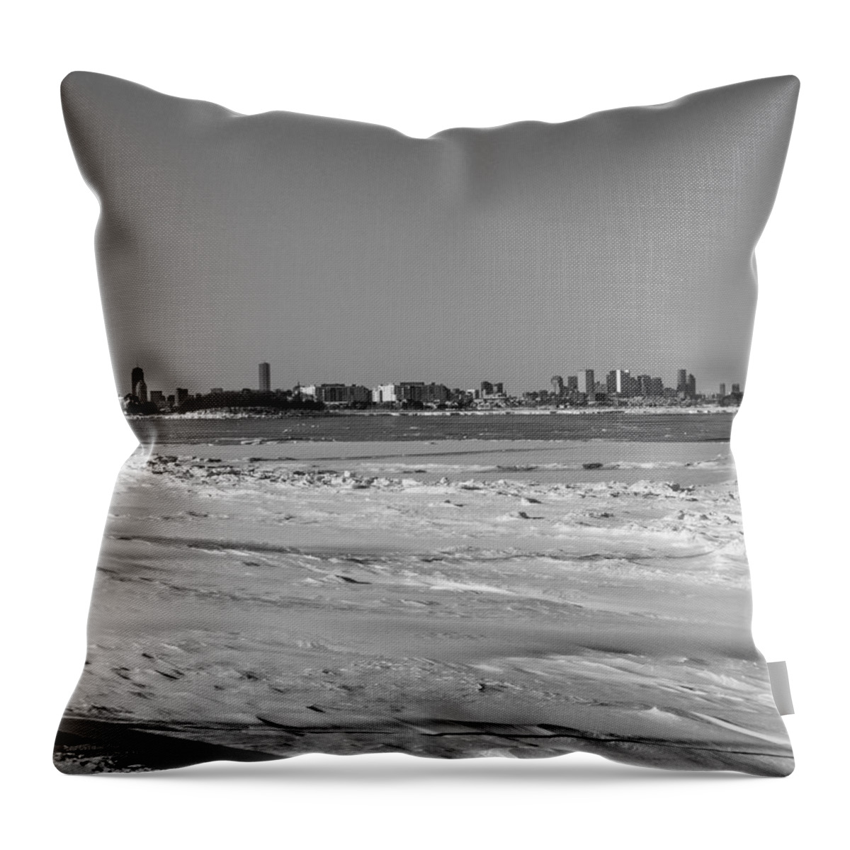 Snowy Wollaston Throw Pillow featuring the photograph Snowy Wollaston by Brian MacLean