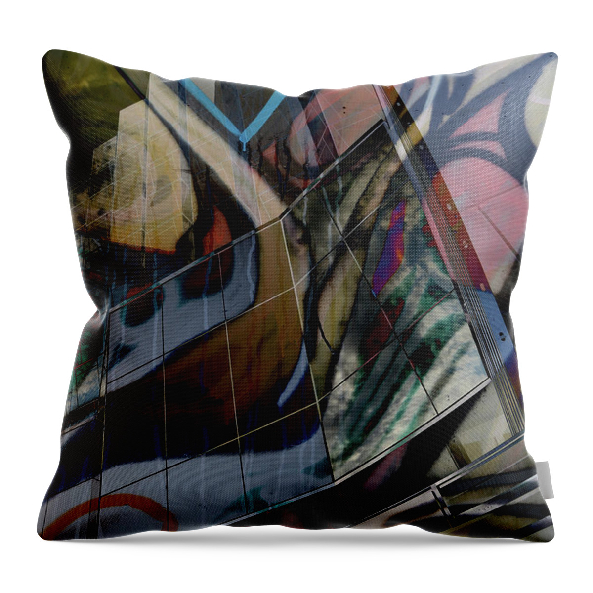 Abstract Throw Pillow featuring the photograph So much Lighter by J C