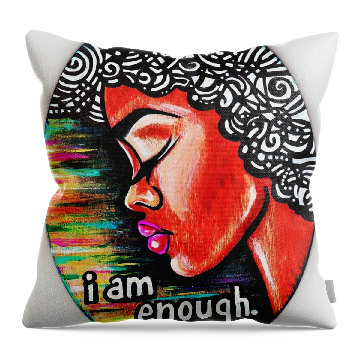 Artbyria Throw Pillow featuring the photograph So She Repeated by Artist RiA