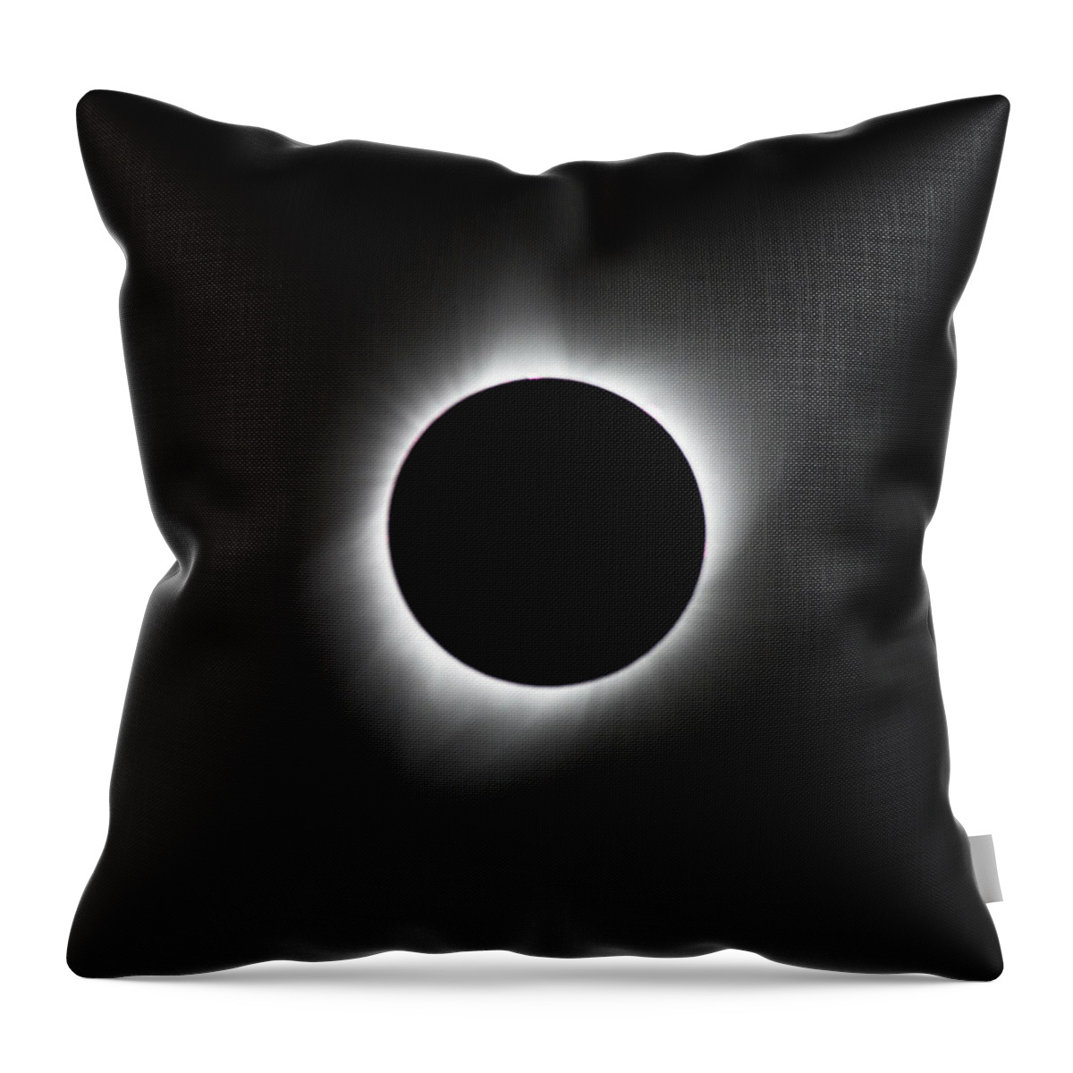 Photosbymch Throw Pillow featuring the photograph Solar Eclipse, August 2017 by M C Hood