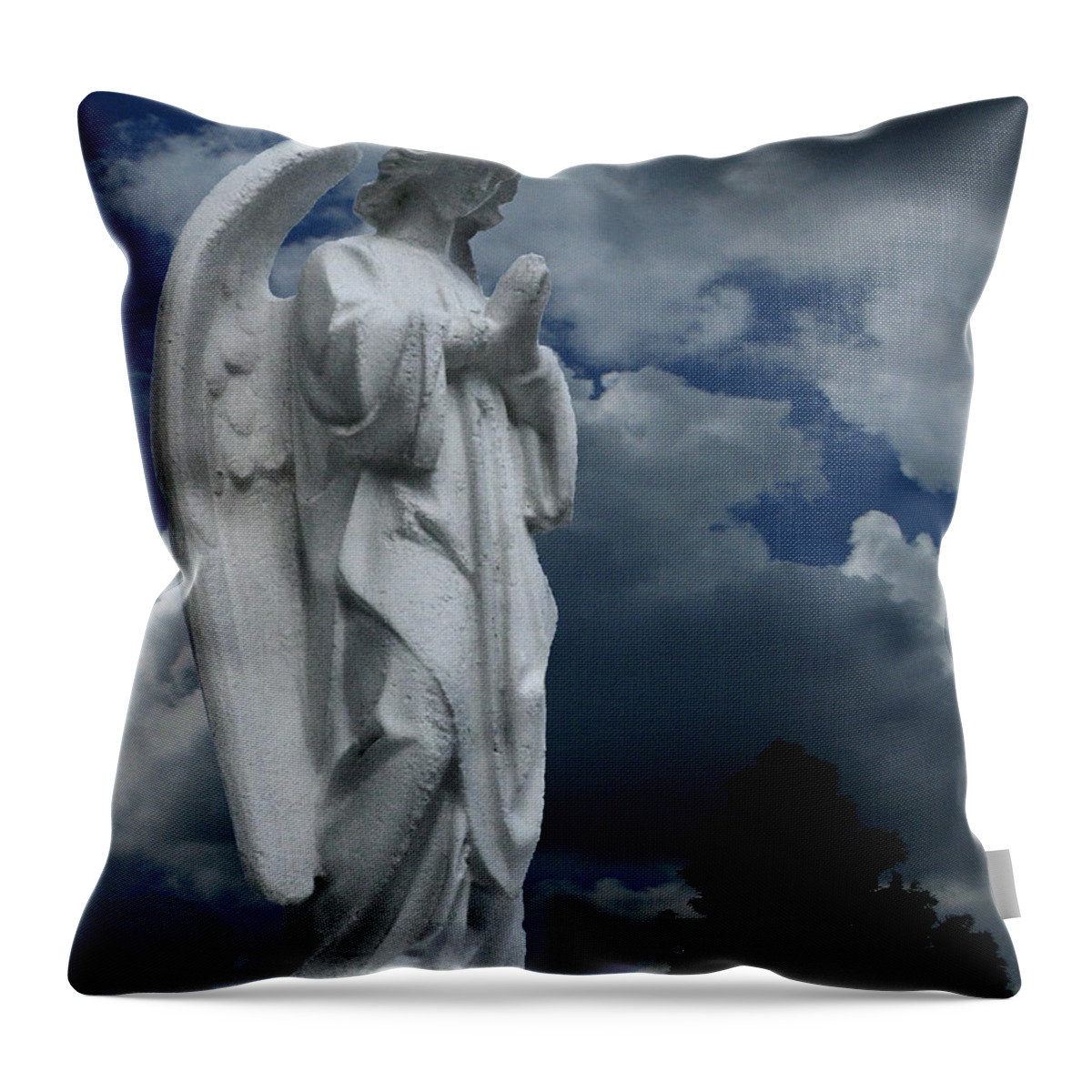 Somewhere Between Heaven And Earth Throw Pillow featuring the photograph Somewhere Between Heaven and Earth by Peter Piatt