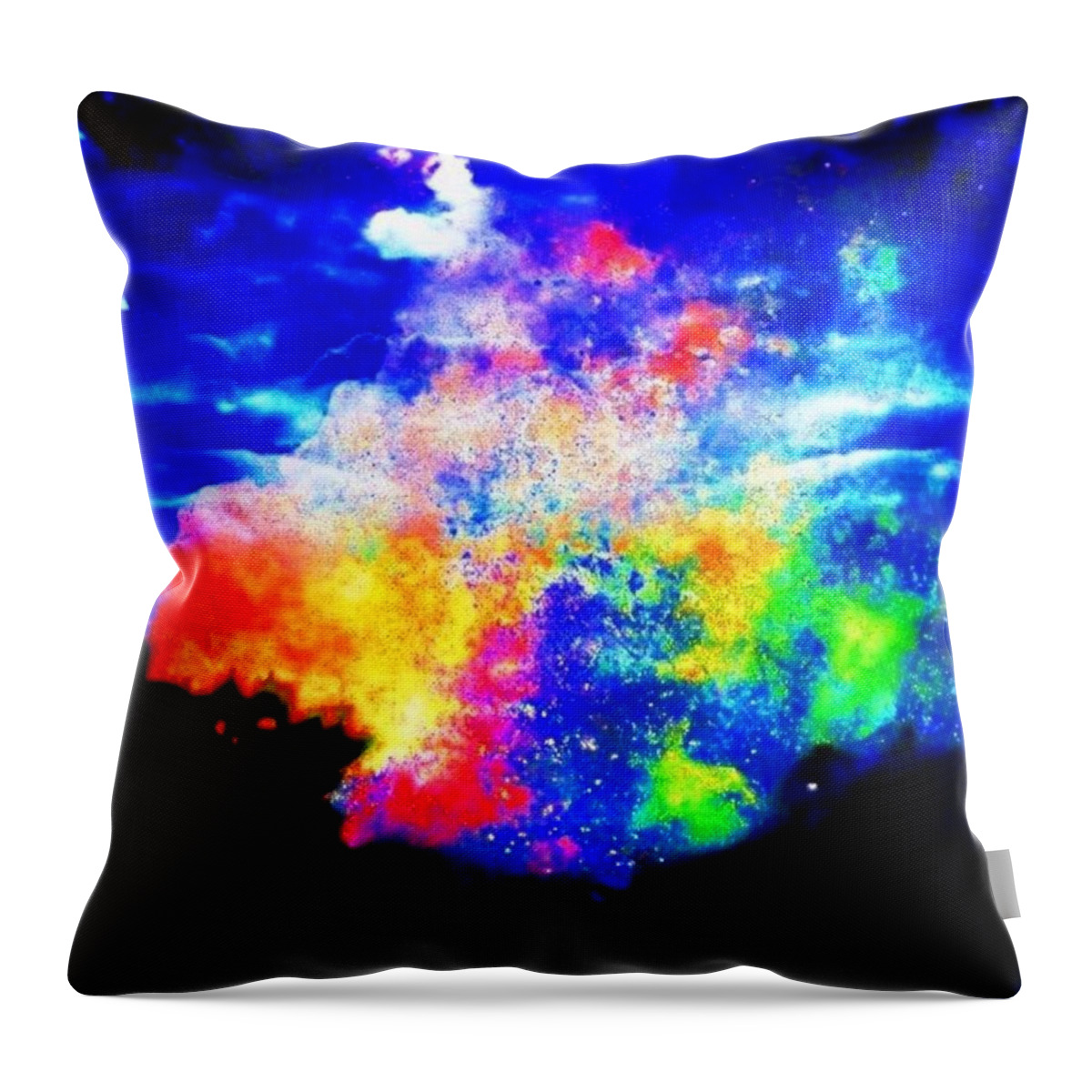 Treeobsession Throw Pillow featuring the photograph Somewhere Over The Rainbow by Nick Heap