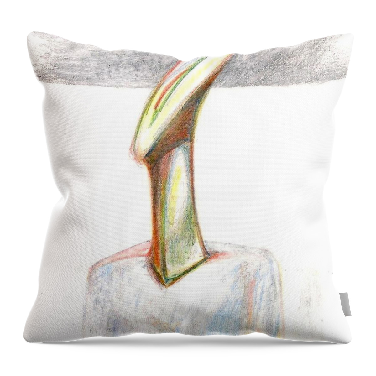 Rolling Hills Throw Pillow featuring the drawing Son Of Dial by Al Goldfarb