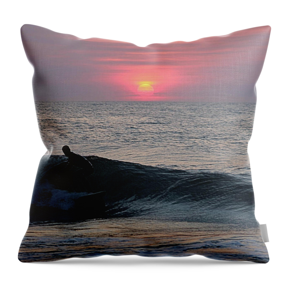 Surf Throw Pillow featuring the photograph Soul Surfer by Robert Banach